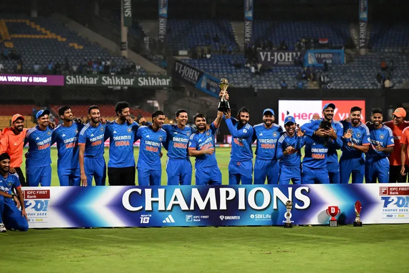 Team India's T20 series win