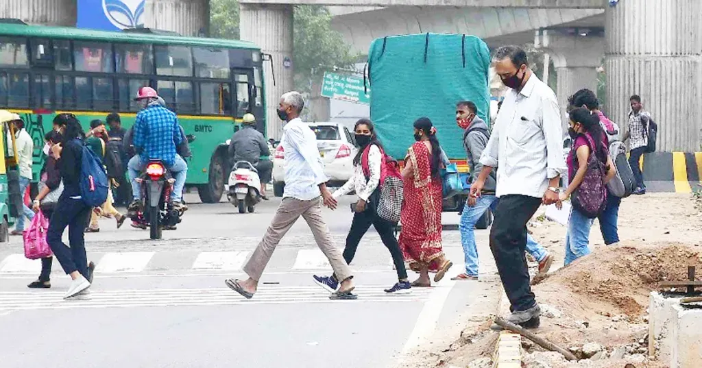 Pedestrians are at the highest risk of accidents on roads