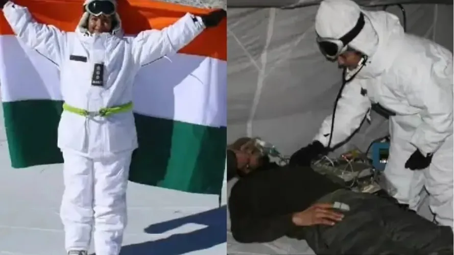 First woman medical officer at Siachen operational post