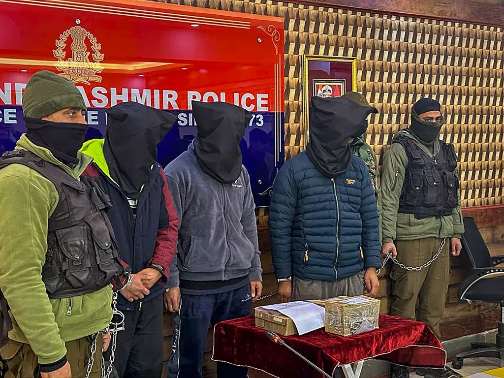 Three terrorists arrested in Srinagar, arms, ammunition seized in Akhnoor