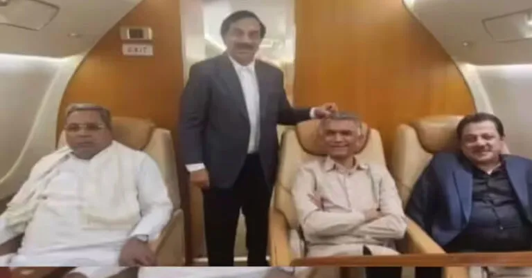 Video of Chief Minister's journey by private plane goes viral