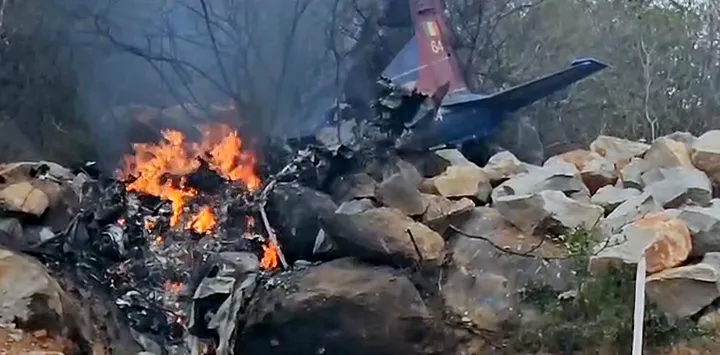 Two pilots killed in air force plane crash