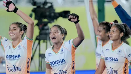 Indian women's hockey team in the final