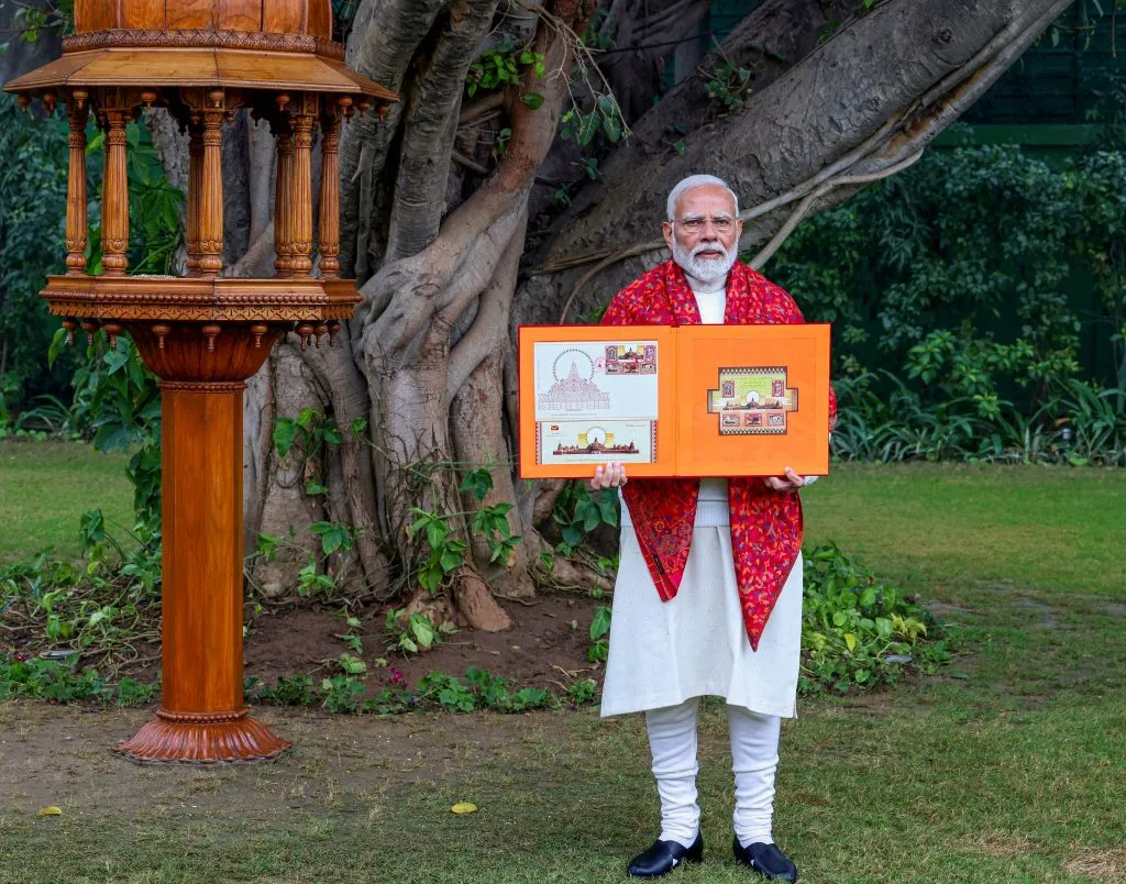 Publication of postage stamp on Sri Ram Janmabhoomi