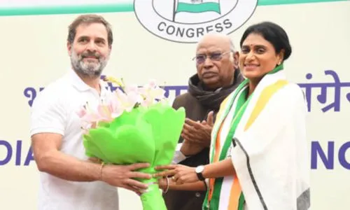 Y. S. Sharmila's entry into Congress