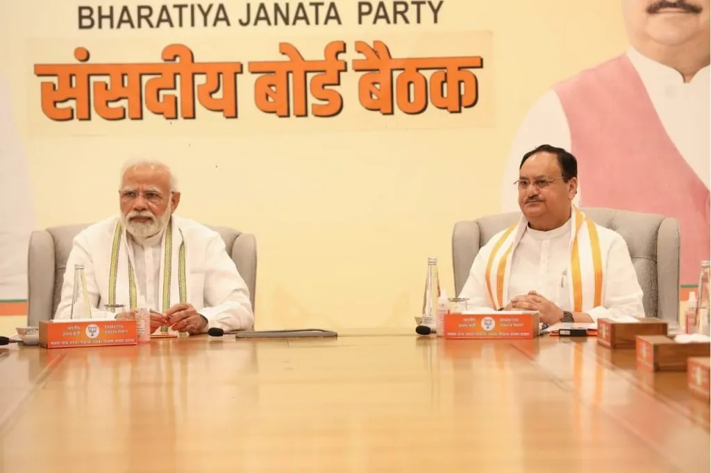 The parliamentary board will select the BJP president