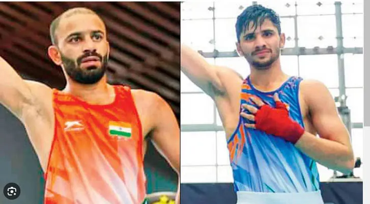 Gold medals for Amit Panghal, Sachin Siwach