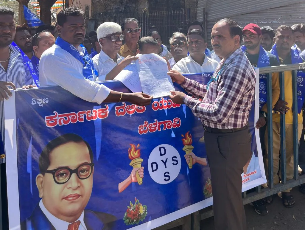 Dr. Take action against those who insult Ambedkar's statue