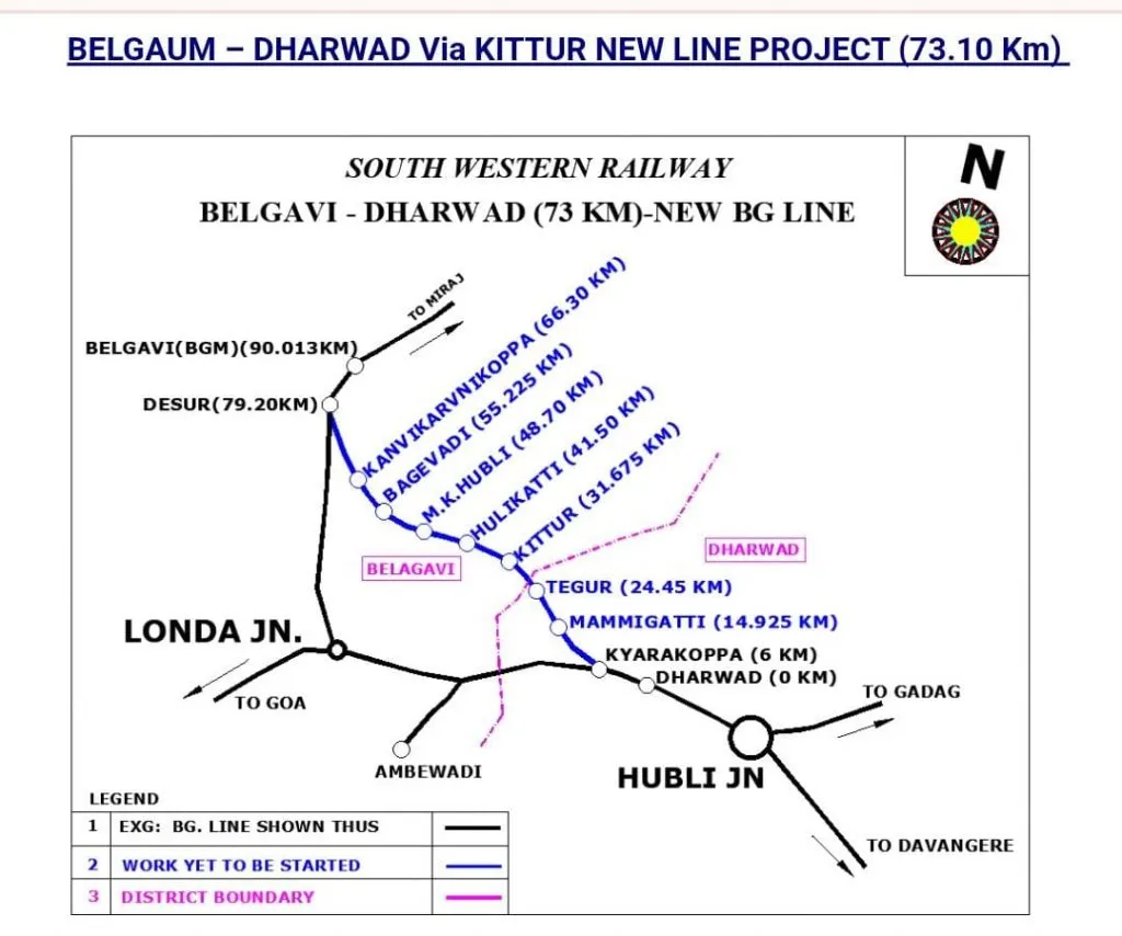 50 crore provision for Belgaum-Dharwad railway line