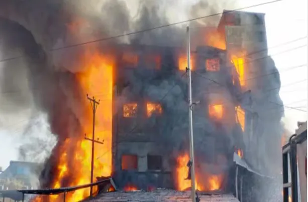 Perfume Factory Fire in Himachal