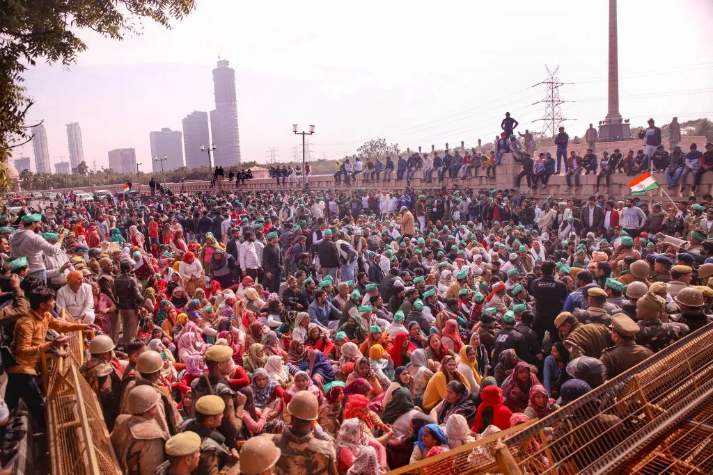 Farmers' rally stopped in Noida