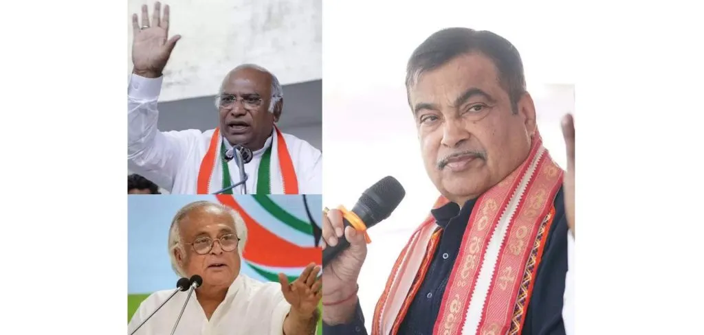 Gadkari's Legal notice to Kharge, Ramesh for sharing 'misleading' news on X