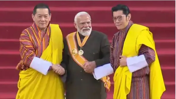 Bhutan's highest civilian honor to PM Modi