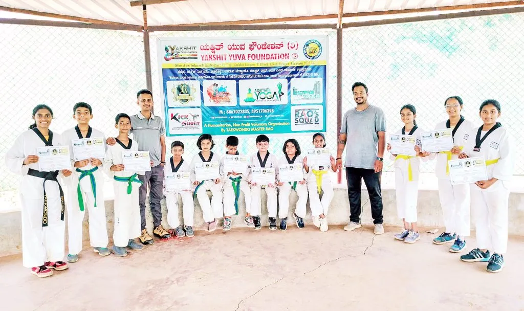 Yakshik Yuva Foundation's Taekwondo Adventure Camp in full swing