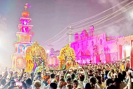 Conclusion of Shri Lakshmi Devi, Shri Durga Devi Yatra at Alanavar