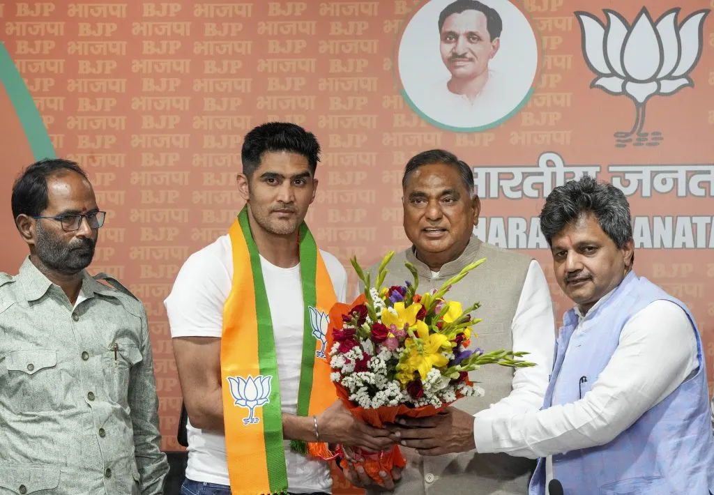 Boxer Vijender Singh's Homecoming: Joins BJP