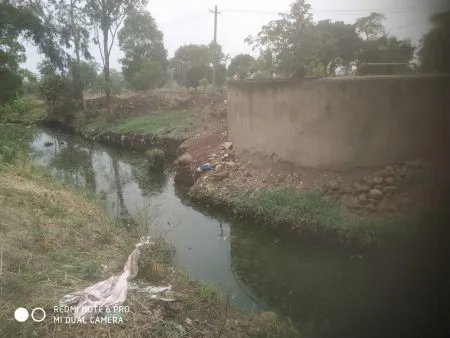 Contaminated water near the water supply well