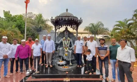 Greetings to Shivaji Maharaj on his death anniversary by Shivpratisthan