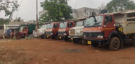 Municipal Vehicle Parking at Sadashivnagar Crematorium