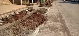 Digging for 24 hours water supply