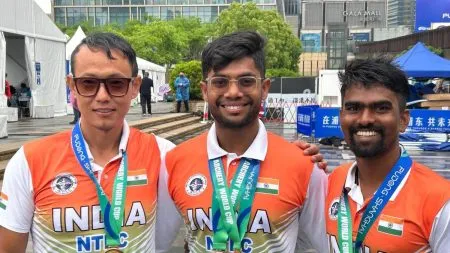 Historic gold for Indian archers