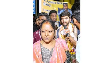 Candidates winner Gukesh gets a warm welcome in Chennai