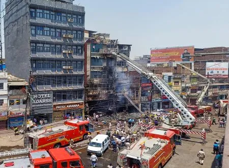 Hotel fire in Patna, six people killed