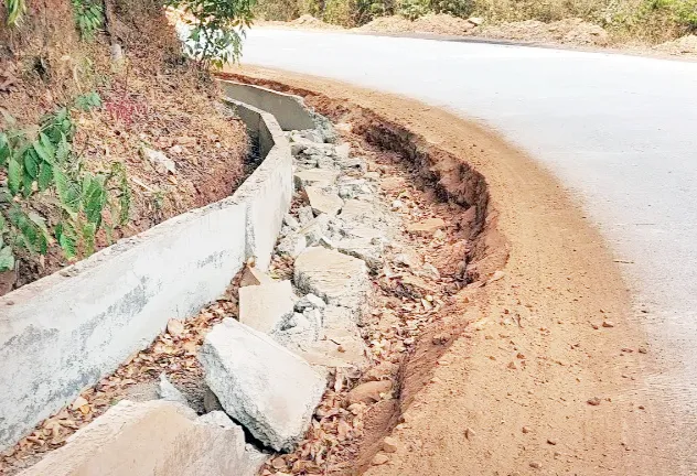 Work on Belgaum-Ramnagar-Panaji highway is at a snail's pace