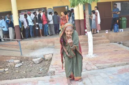 73.78 percent peaceful polling in Khanapur taluk