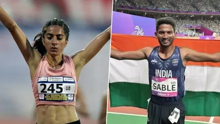 A new Indian record by runner Diksha