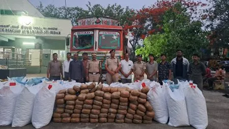 As many as 15 quintals of ganja seized in Bidar