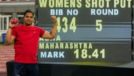 Abha Khatua's new national record