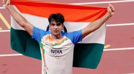 Neeraj wins Gold in National Federation Cup
