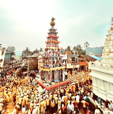 Thousands of devotees participated in Rathotsava