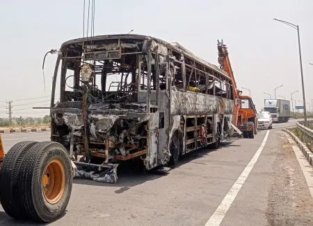 10 devotees died in the 'Burning Bus' accident