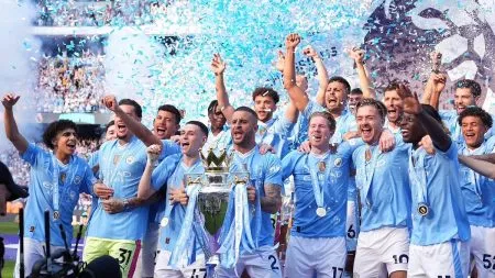 Manchester City won for the fourth time,