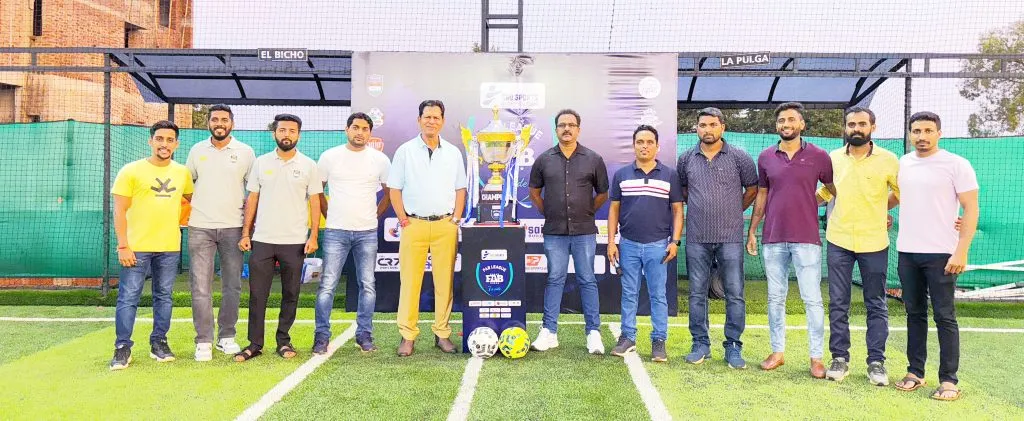 Unveiling of FAB Cup football tournament trophy, jersey