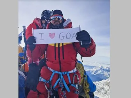 Pankaj Narvekar was the first climber to climb Mount Everest