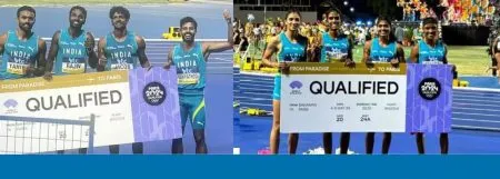 Olympic ticket for Indian men and women relay team