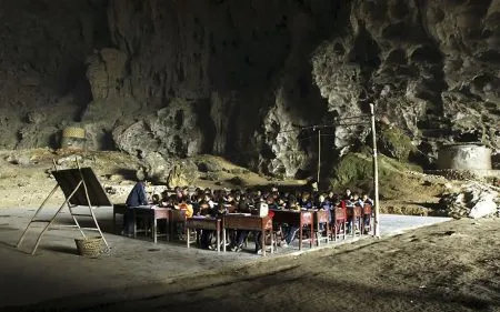People living in caves for centuries
