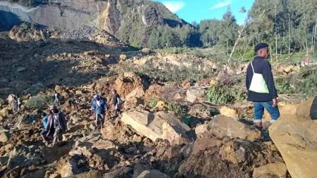 Landslides in Papua New Guinea