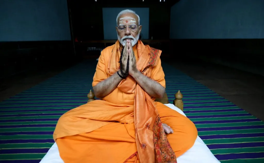 Prime Minister Modi's meditation at Kanyakumari