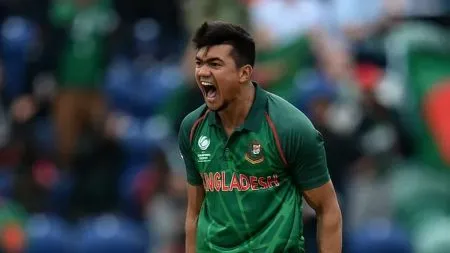 A winning salute by hosts Bangladesh