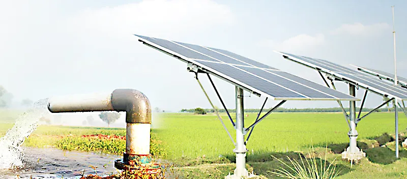 Solar power project is beneficial for water supply to agriculture