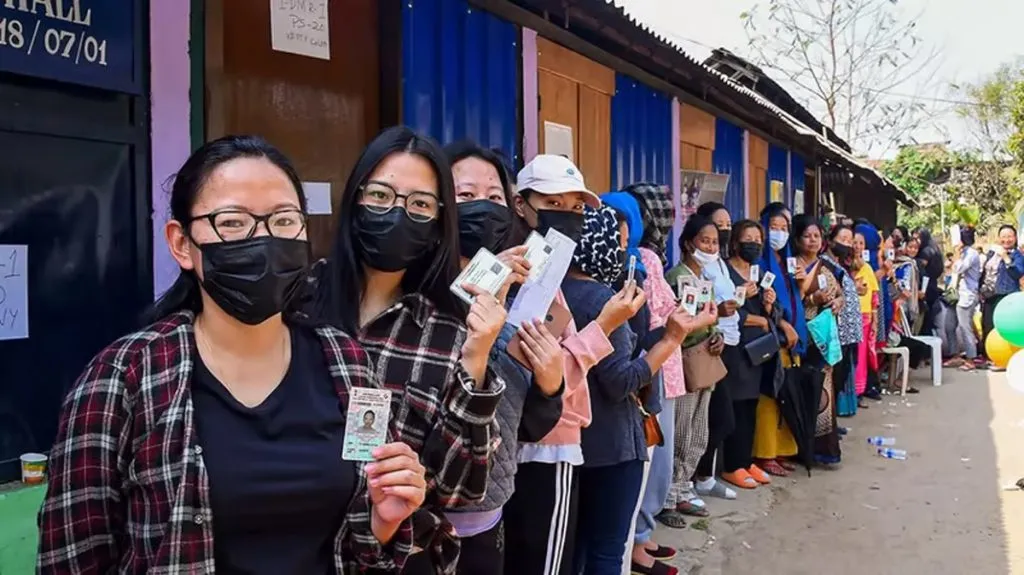 83 percent voter turnout in Nagaland elections