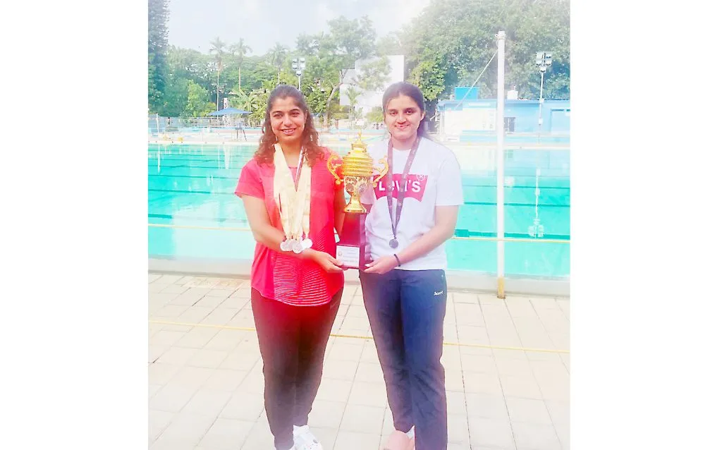 GIT's success in VTU swimming competition