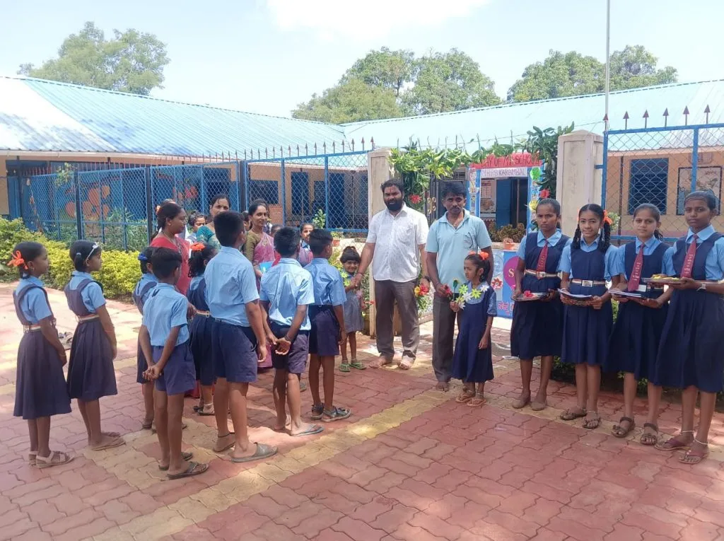 School commencement in Khanapur taluk in excitement