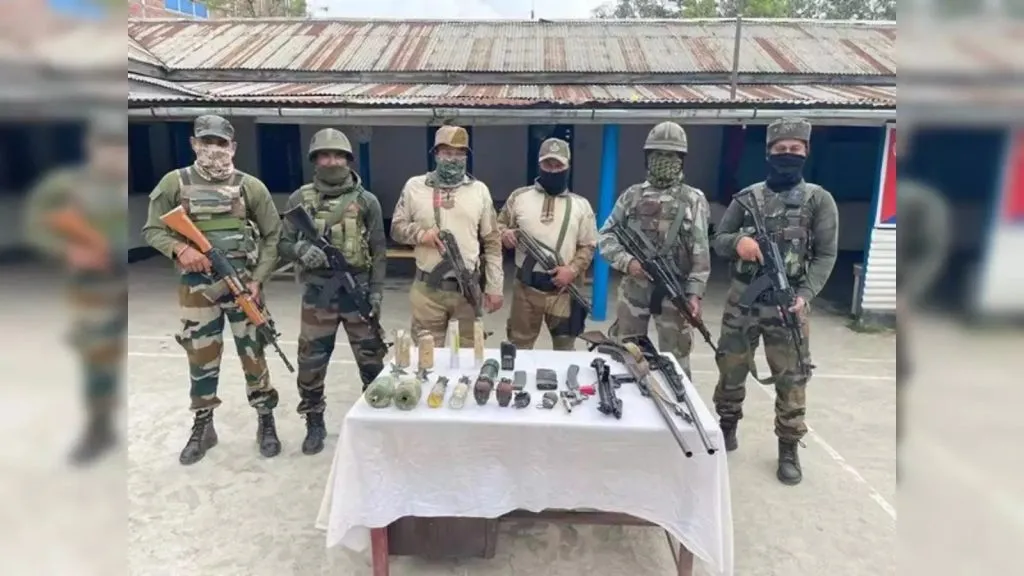 Large quantity of arms, ammunition seized in Manipur