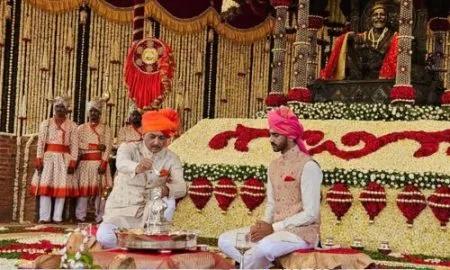 किल्ले रायगडावर शिवराज्याभिषेक सोहळ्याचा जल्लोष! शिवकालीन गड किल्ल्यांचे जतन ही काळाची गरज – युवराज छ.संभाजीराजे Shiv Rajyabhishek ceremony Raigad