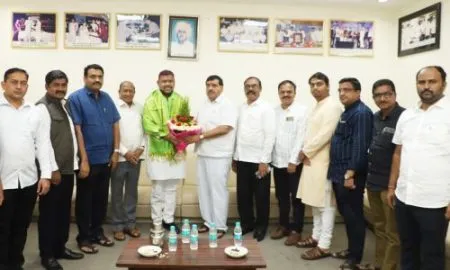 MP Vishal Patil Visit Gokul milk